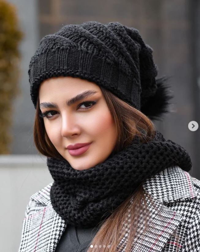 شال و کلاه تک مشکی - اسم پیج لباس زنانه در اینستاگرام